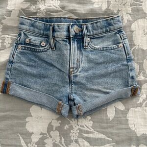 Denim Blue Girls Shorts